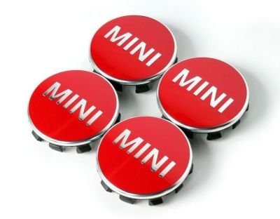 Набор из 4-х крышек на ступицу MINI Hub Caps Set, Chili Red
