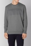 Мужской джемпер MINI Sweatshirt Embossed Wing Logo, Grey, артикул 80145A21131