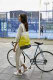 Хозяйственная сумка-шоппер MINI Gradient Shopper, Energetic Yellow/White/Grey, артикул 80225A21211