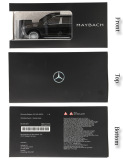 Масштабная модель Mercedes-Maybach GLS 600 4Matic, X167, Obsidian Black, 1:18 Scale, артикул B66960497