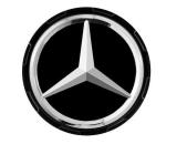 Колпачок ступицы колеса Mercedes Hub Caps, дизайн AMG, черный глянцевый, артикул A00040009009040