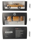 Модель автомобиля Mercedes-Benz 200 W 114/W 115 (1968-1973), 1:18 Scale, Bycance Gold, артикул B66040665