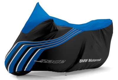 Чехол для хранения мотоцикла в помещении BMW Motorrad Indoor Vehicle Cover, Black/Blue