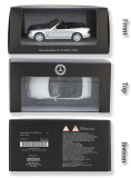 Модель автомобиля Mercedes-Benz SL 73 AMG R 129 (1999), Silver, Scale 1:43, артикул B66041045