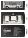 Модель автомобиля Mercedes-Benz 200 W123 (1980-1985), 1:18 Scale, Classic White, артикул B66040677