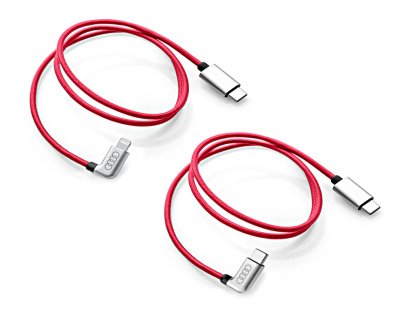 Набор из двух кабелей для зарядки Audi Charging Cable Set USB-C and Lightning