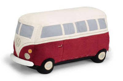 Мягкая игрушка Volkswagen T1 Bulli Soft Toy, Beige/Dark Red