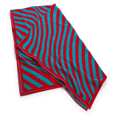 Банное полотенце Volkswagen ID.3 Bath Towel, Red/Turquoise