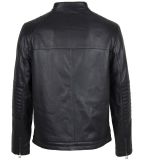 Мужская кожаная куртка Jaguar Men's Heritage Leather Jacket, Black NM, артикул JFLM344BKB