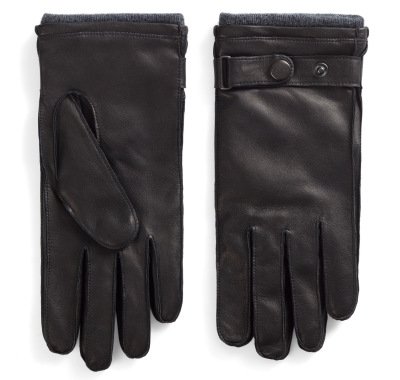 Кожаные перчатки Volvo Nordic Leather Gloves, Black