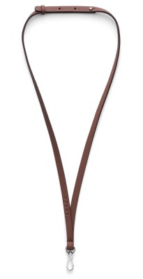 Кожаный шнурок с карабином Volvo Reimagined Lanyard, Chestnut Brown