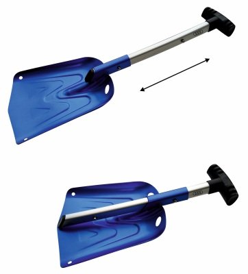 Алюминиевая складная лопата Audi Foldable Snow Shovel, Blue/Silver/Black