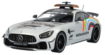 Масштабная модель Mercedes-AMG GT R (C190), Official FIA F1 Safety Car 2020, Scale 1:18, Silver