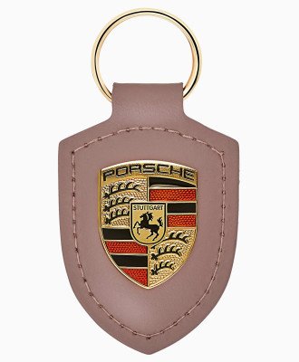 Брелок для ключей с гербом Porsche Crest Keyring, Frozen Berry