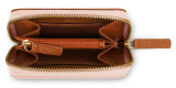 Маленький женский кожаный кошелек Audi Wallet Leather, Small, Womens, Brown/Rose, артикул 3152101300
