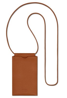 Кожаный футляр для телефона Audi Phone Pouch Leather, brown