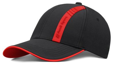 Бейсболка Audi Sport Cap, black/red NM