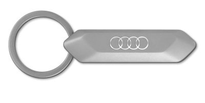 Стальной брелок Audi Rings Key Ring Stainless Steel, silver