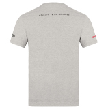 Мужская футболка Audi Sport T-Shirt Dakar, Mens, beige/grey, артикул 3132103502