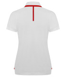 Женская рубашка-поло Audi Sport Poloshirt, Womens, white/red, артикул 3132102101