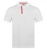 Мужская рубашка-поло Audi Sport Poloshirt, Mens, White/Red NM