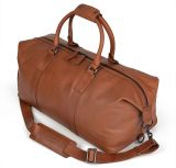 Кожаная дорожная сумка Land Rover Weekender Bag, Leather, Brown NM, артикул LHLU364BNA