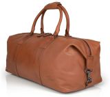 Кожаная дорожная сумка Land Rover Weekender Bag, Leather, Brown NM, артикул LHLU364BNA