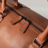 Кожаная дорожная сумка Land Rover Weekender Bag, Leather, Brown NM, артикул LHLU364BNA