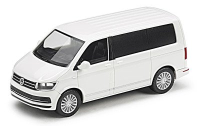 Модель автомобиля Volkswagen T6 Multivan, Scale 1:87, Candy White