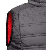 Стеганый мужской жилет Audi Sport Quilted Vest, Mens, Grey/Red, артикул 3132101202