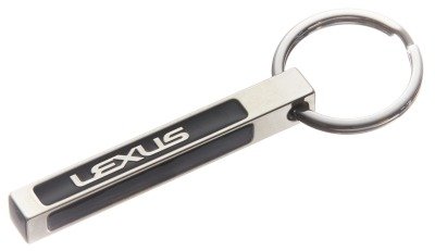 Брелок для ключей Lexus Metall Stick Keyring, Silver/Black