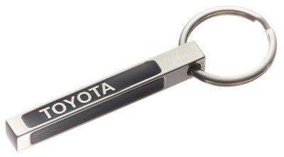 Брелок для ключей Toyota Metall Stick Keyring, Silver/Black