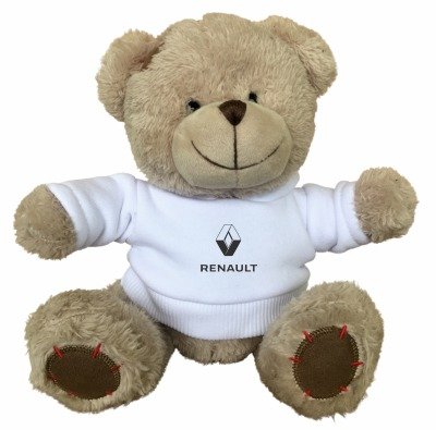 Плюшевый медведь Renault Plush Toy Bear, Beige/White