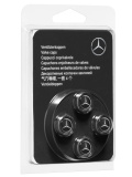Колпачки для колесных вентилей Mercedes-Benz Dust Caps Black, артикул B66472002