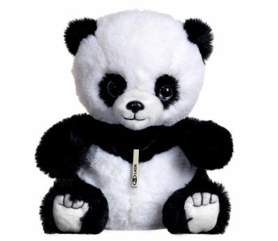 Мягкая игрушка медвежонок панда Lada Plush Toy Panda Bear, White/Black