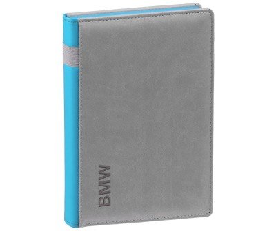 Ежедневник BMW Datebook, Soft Touch, Grey/Blue