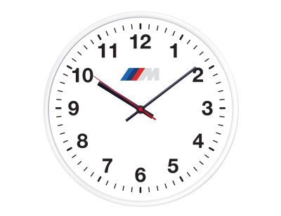 Настенные часы BMW M Wall Clock, White