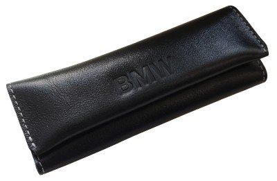 Кожаный футляр для ключей BMW Key Pouch, Leather, Black