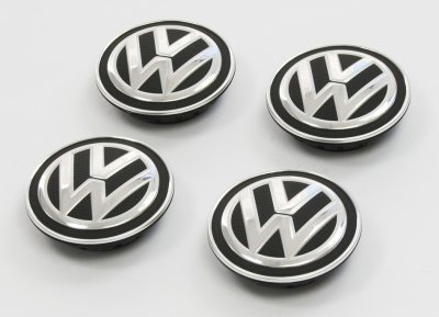 Динамические крышки ступиц колеса Volkswagen Classic Logo, набор из 4-х штук