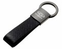 Кожаный брелок Chery Logo Keychain, Metal/Leather, Black/Silver