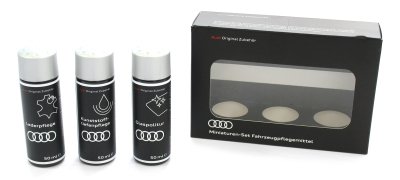 Набор средств для ухода за интерьером Audi Care Kit Cleaning 3-piece Interior Cleaner
