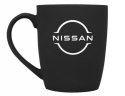 Фарфоровая кружка Nissan Logo Mug, Soft-touch, 360ml, Black/White