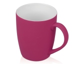 Фарфоровая кружка MINI Wordmark Logo Mug, Soft-touch, 360ml, Fuchsia/White, артикул 80285A25561