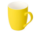 Фарфоровая кружка Renault Logo Mug, Soft-touch, 360ml, Yellow/White, артикул 77114A2548