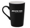 Фарфоровая кружка Mercedes-AMG Mug, Soft-touch, 400ml, Black/White