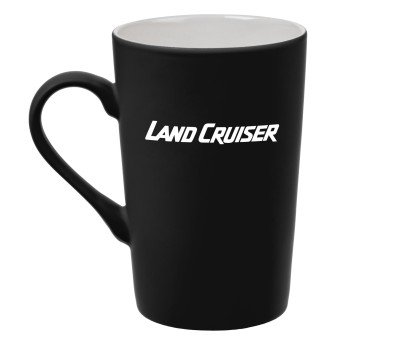 Фарфоровая кружка Toyota Land Cruiser Mug, Soft-touch, 400ml, Black/White