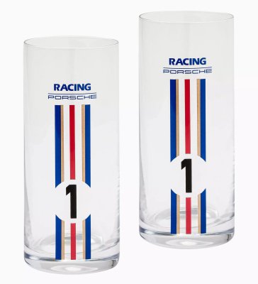 Набор из двух стаканов Porsche Highball Glass Set – Racing