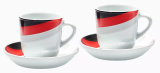 Набор из двух чашек для эспрессо Porsche Collector's Espresso Duo No. 6 – Motorsport, артикул WAP0504050NMSE