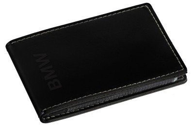 Кожаный футляр для визиток BMW Business Card Case, Leather, Black