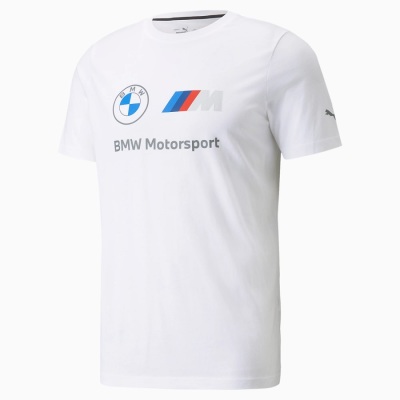 Мужская футболка BMW M Motorsport Essentials Logo T-shirt, white, men
